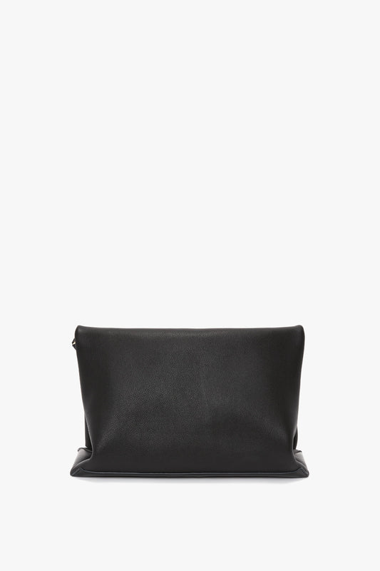 A Jumbo Chain Pouch Bag In Black Leather, crafted from Nappa leather, this rectangular pouch boasts a flat bottom for stability by Victoria Beckham.
