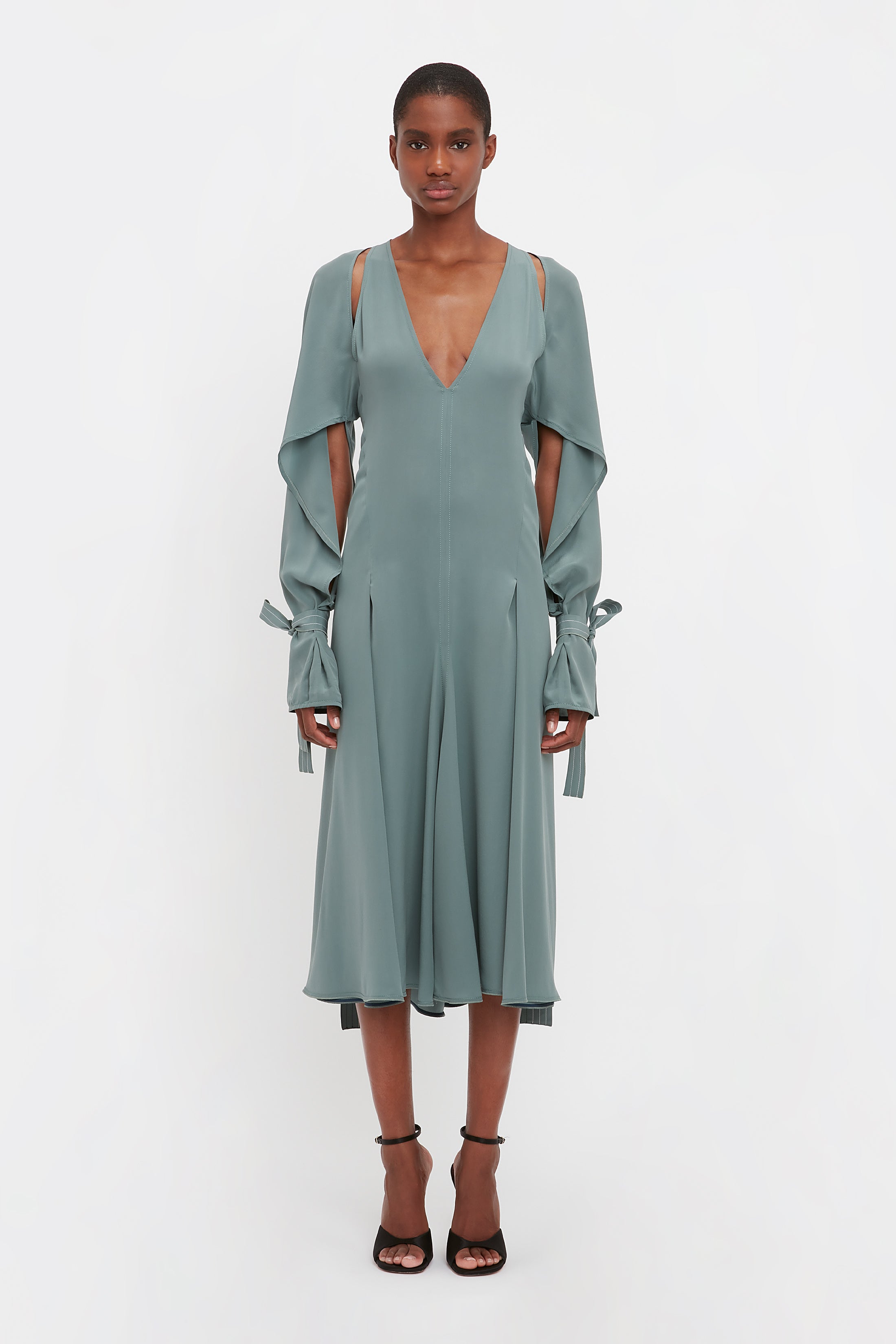 Trench dress midi hotsell