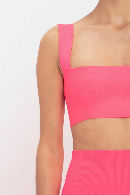 VB Body Strap Bandeau Top In Pink